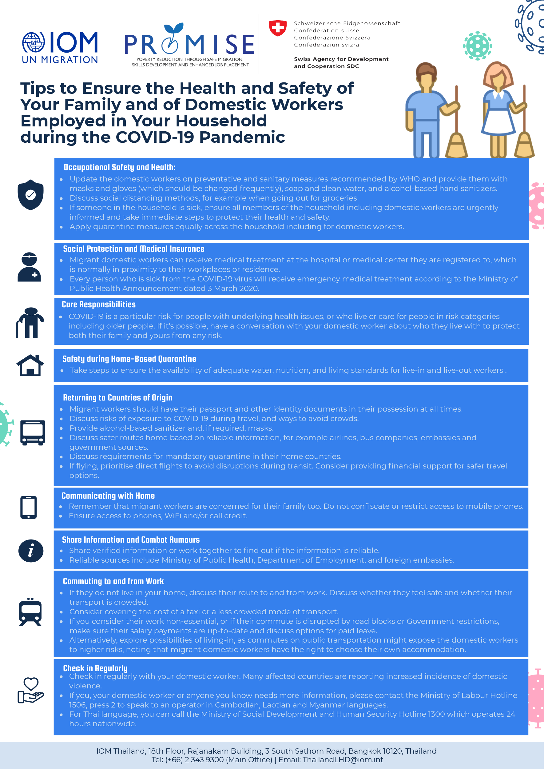 Tips for Employers of Domestic Workers during the COVID-19 Pandemic